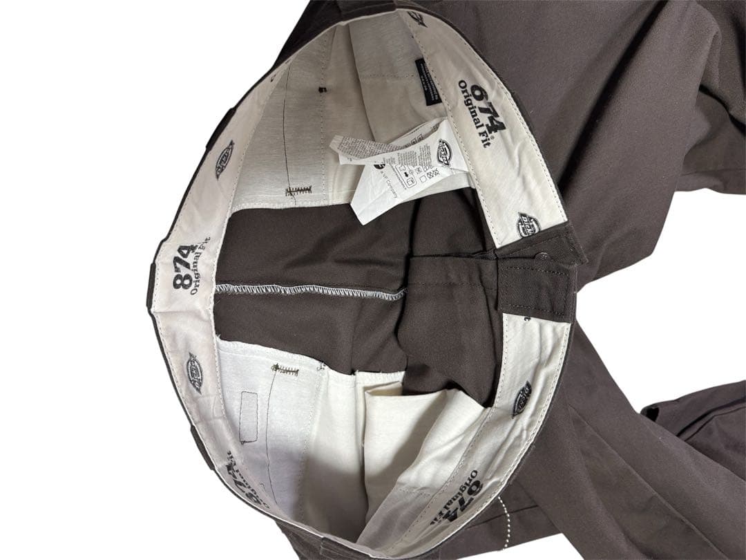 HTC×Dickies874 ディッキーズW.Chain 34×30 ブラウン