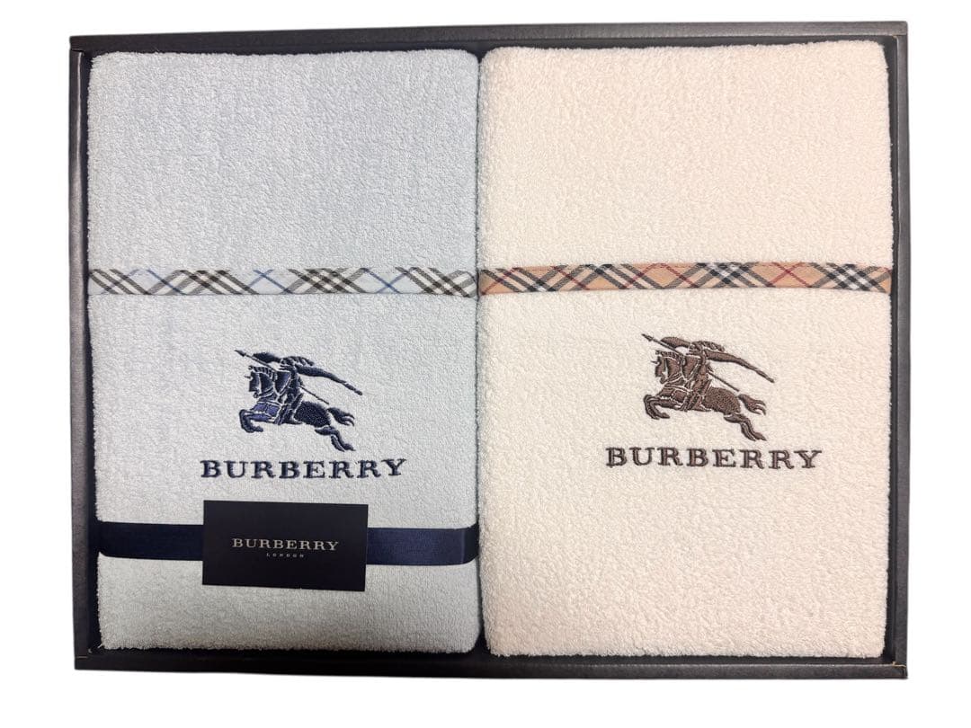 未使用　BURBERRY タオルシーツ 2枚セット
