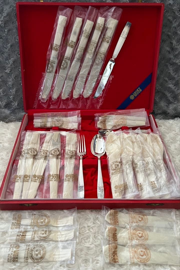 ラッキーウッド　カトラリーセット　ロッキンガム　ディナーセット〈30本セット〉※