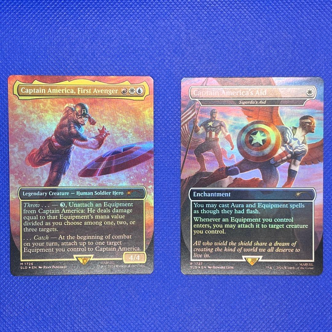 【Foil】Secret Lair Captain America 6枚セット