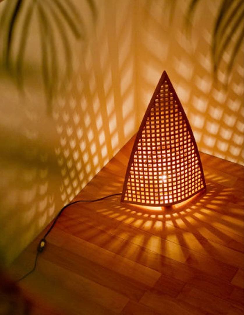 林木工芸アイ木のあかり間接照明青森ヒバライトフロアーライト