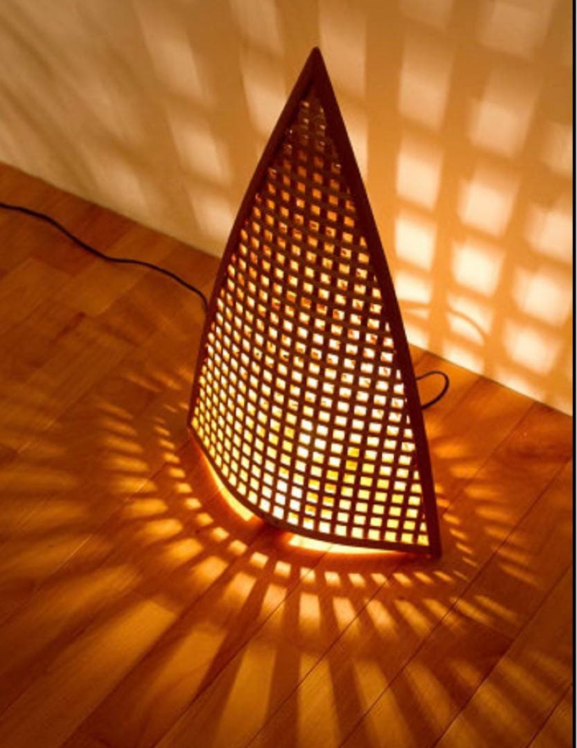 林木工芸アイ木のあかり間接照明青森ヒバライトフロアーライト