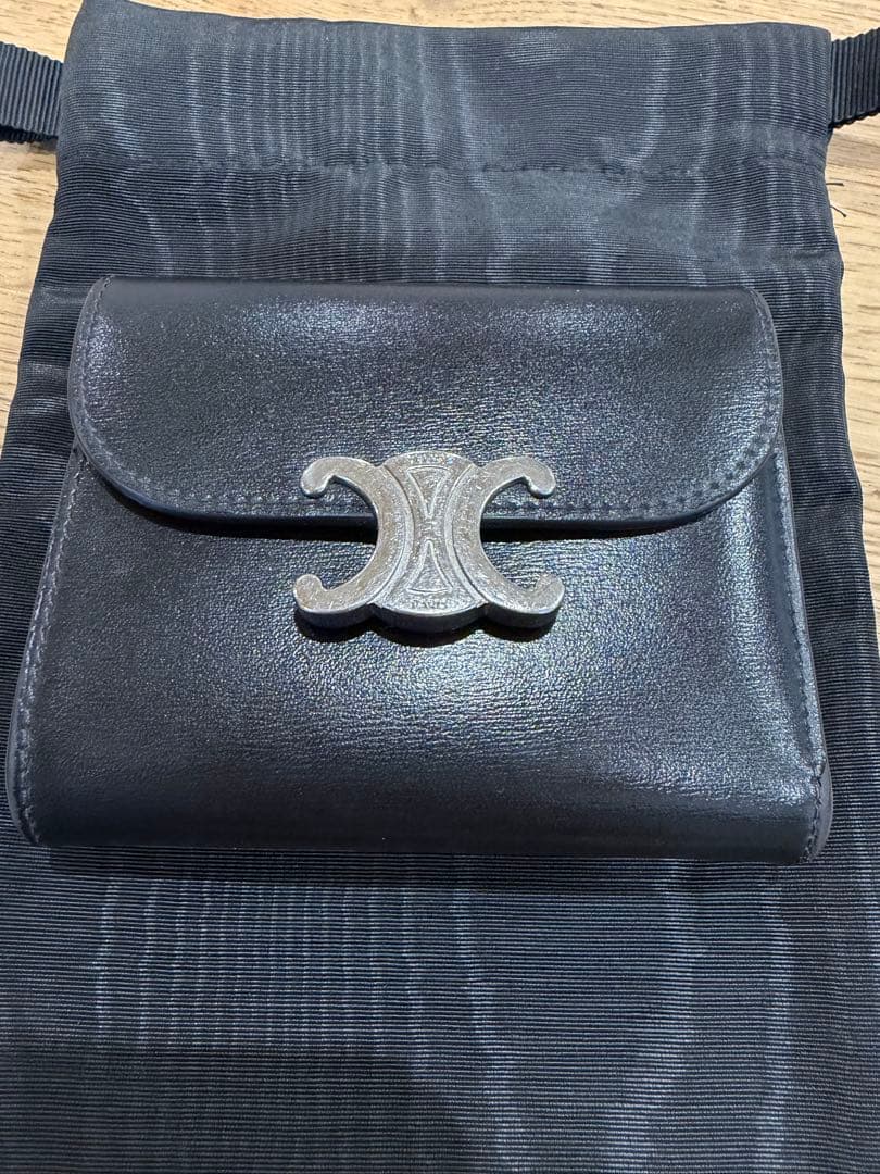 CELINE　セリーヌ　折財布　三つ折財布　コンパクトウォレット　ミニ財布