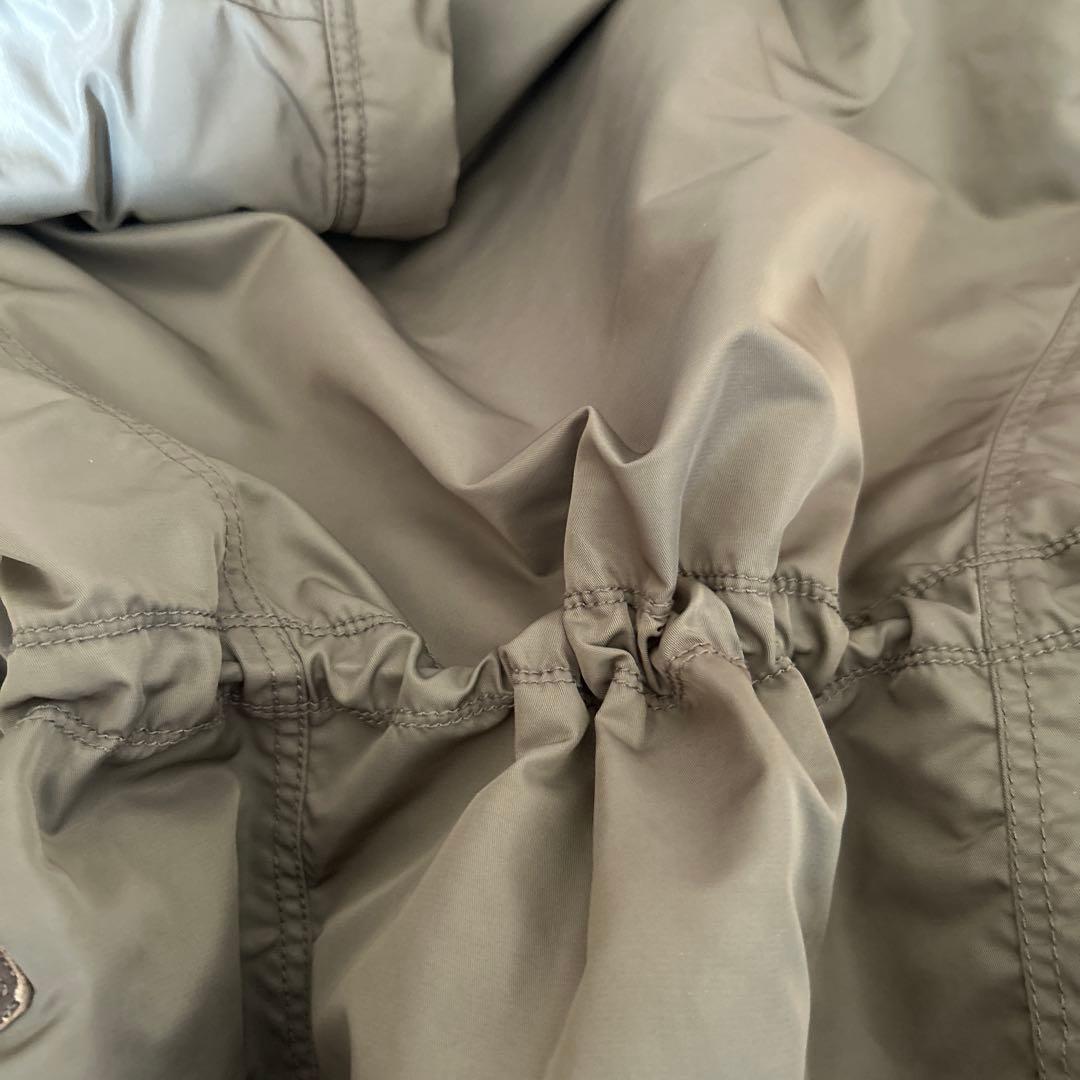 goa N-2B ミリタリー ジャケット (リアルファー付きフード) カーキ