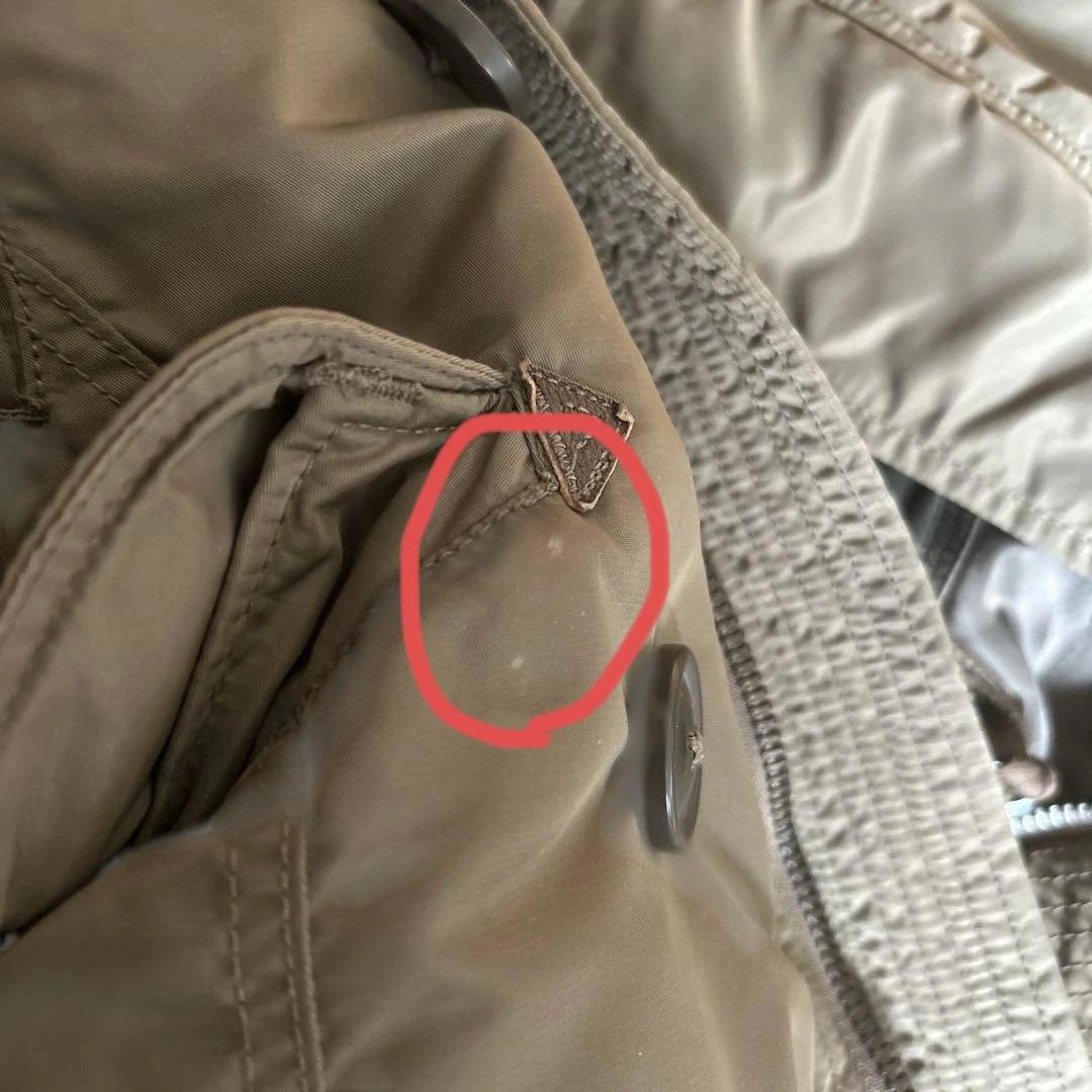 goa N-2B ミリタリー ジャケット (リアルファー付きフード) カーキ