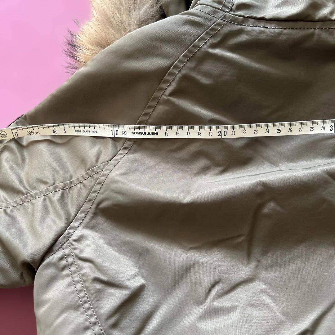 goa N-2B ミリタリー ジャケット (リアルファー付きフード) カーキ