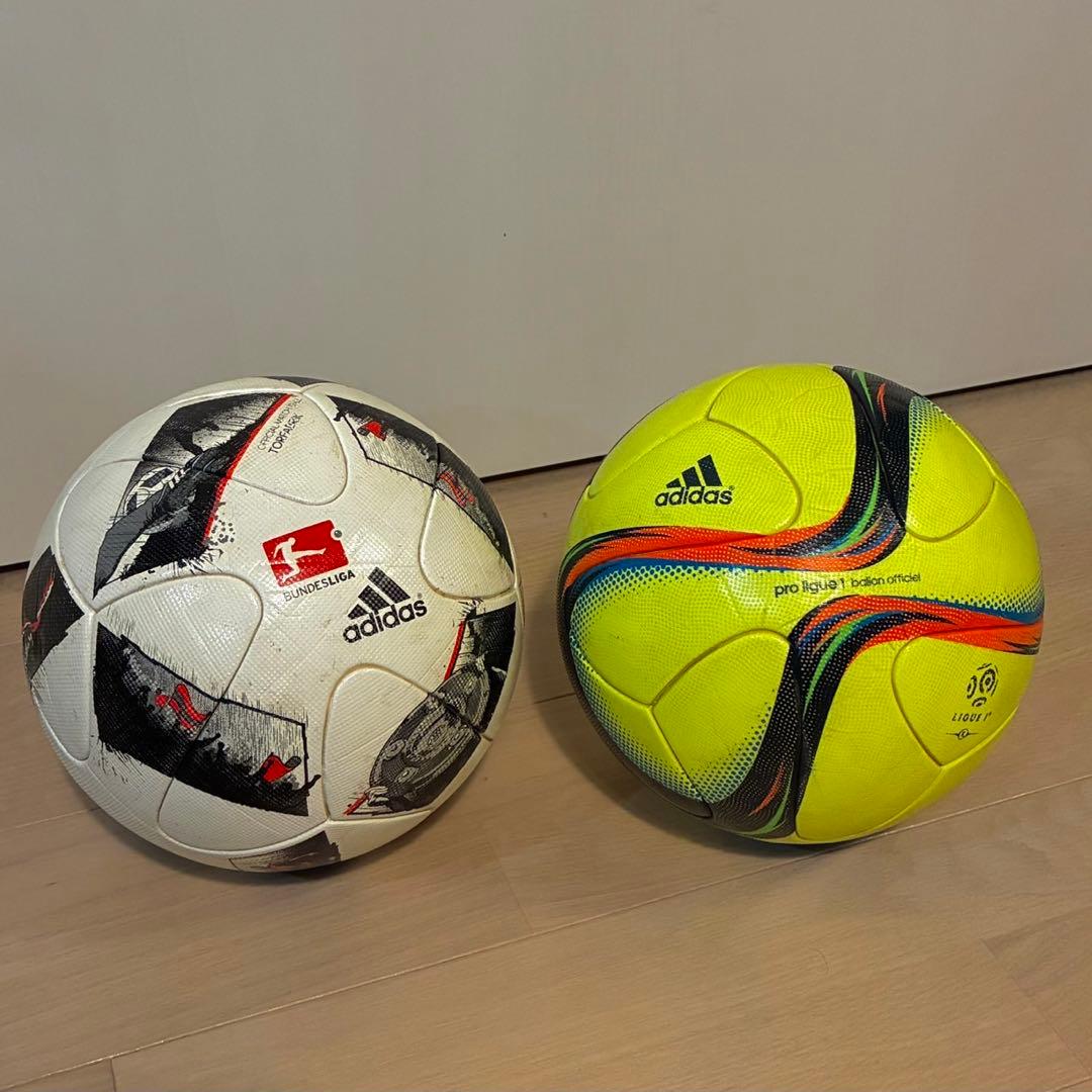 サッカーボール公式球(5号球) 2球 セット売り