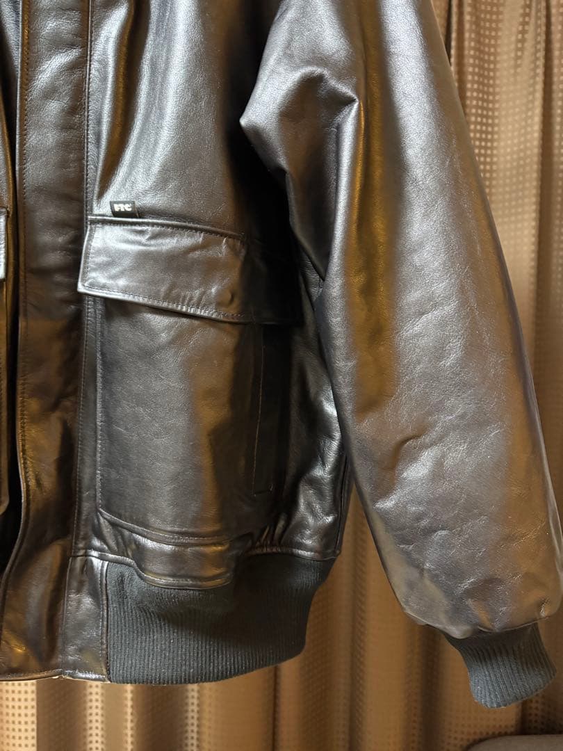FTC LEATHER A-2 FLIGHT JACKET XLサイズ