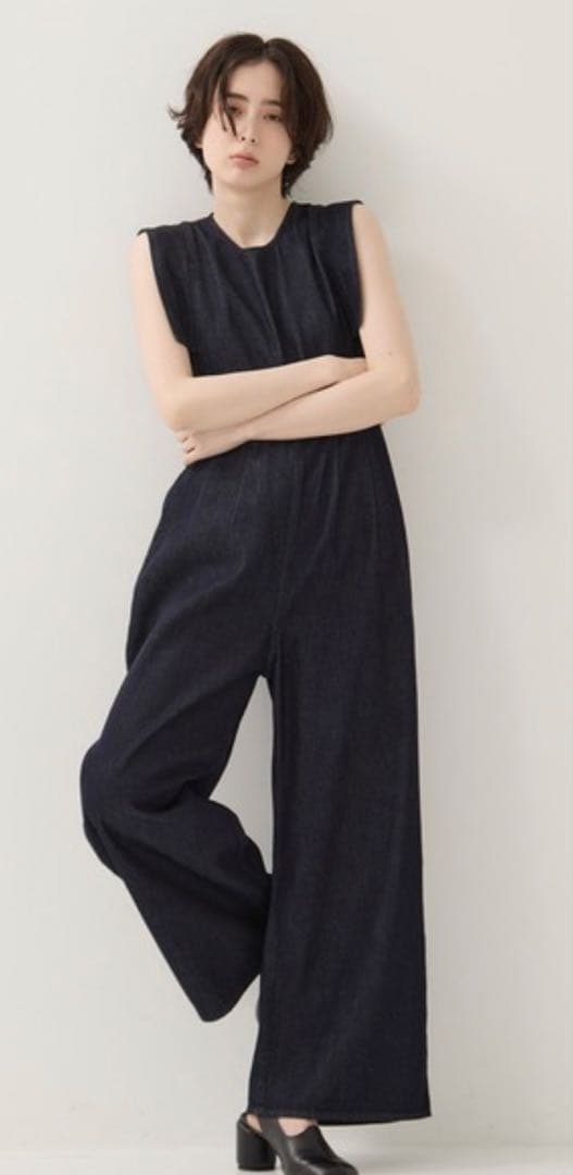 クラネ　デニムオールインワン