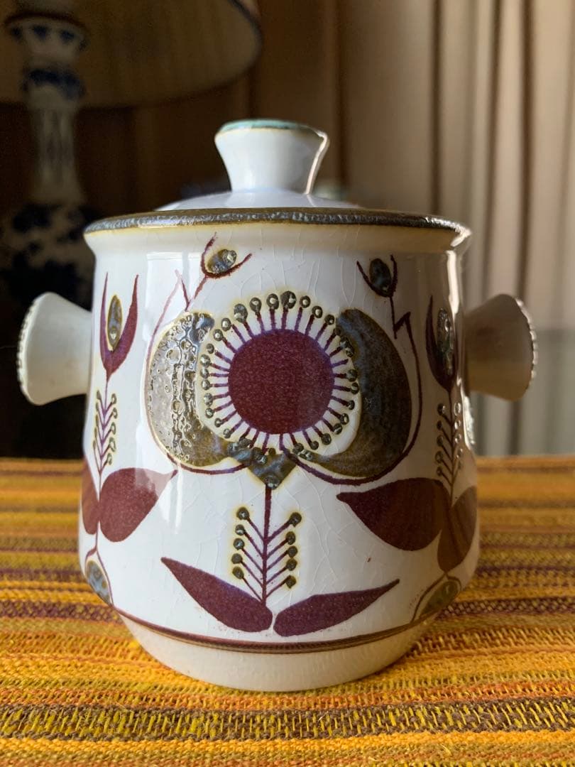 ロイヤルコペンハーゲン　アルメニアビンテージテネラジャムポット！色が綺麗！