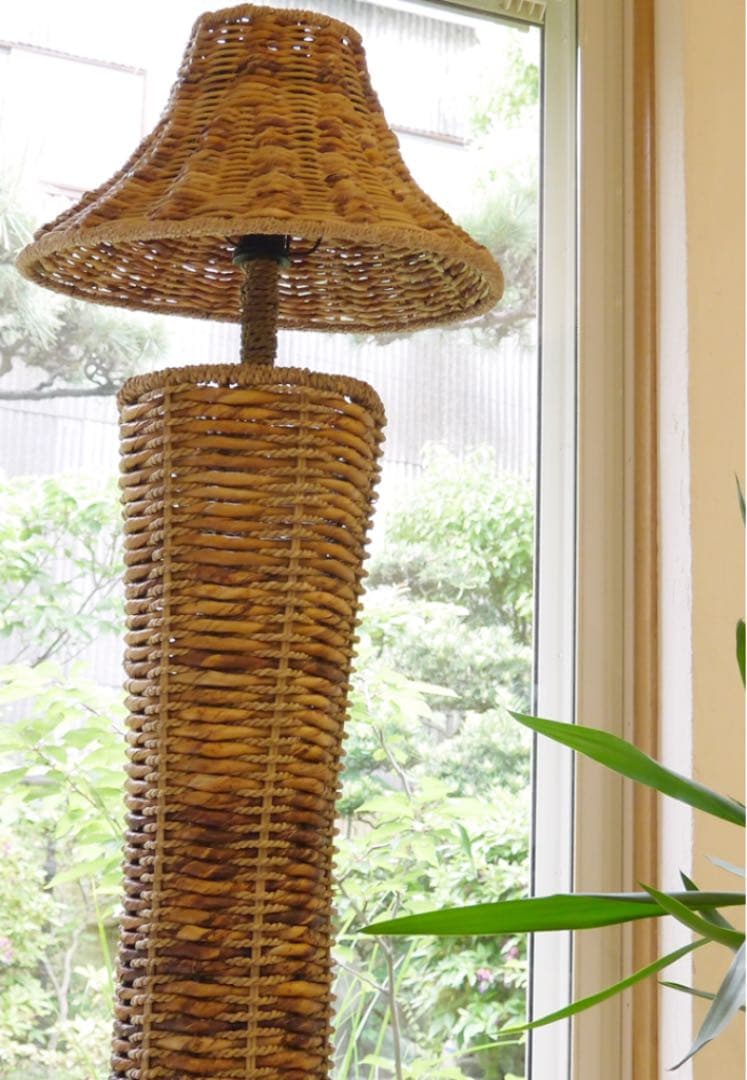 インテリア照明フロアランプ◆ナチュラル間接アジアンバリ雑貨オブジェ和ライト家具