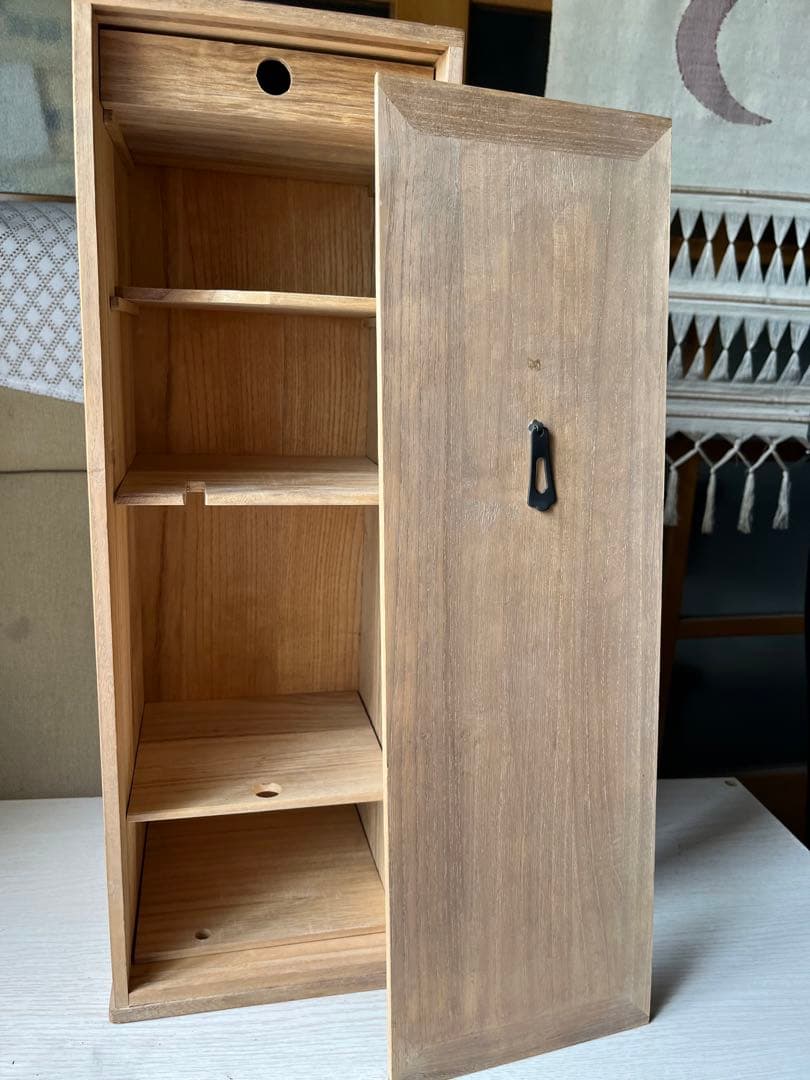 茶道具　短冊箱　桐　ヴィンテージ　美品