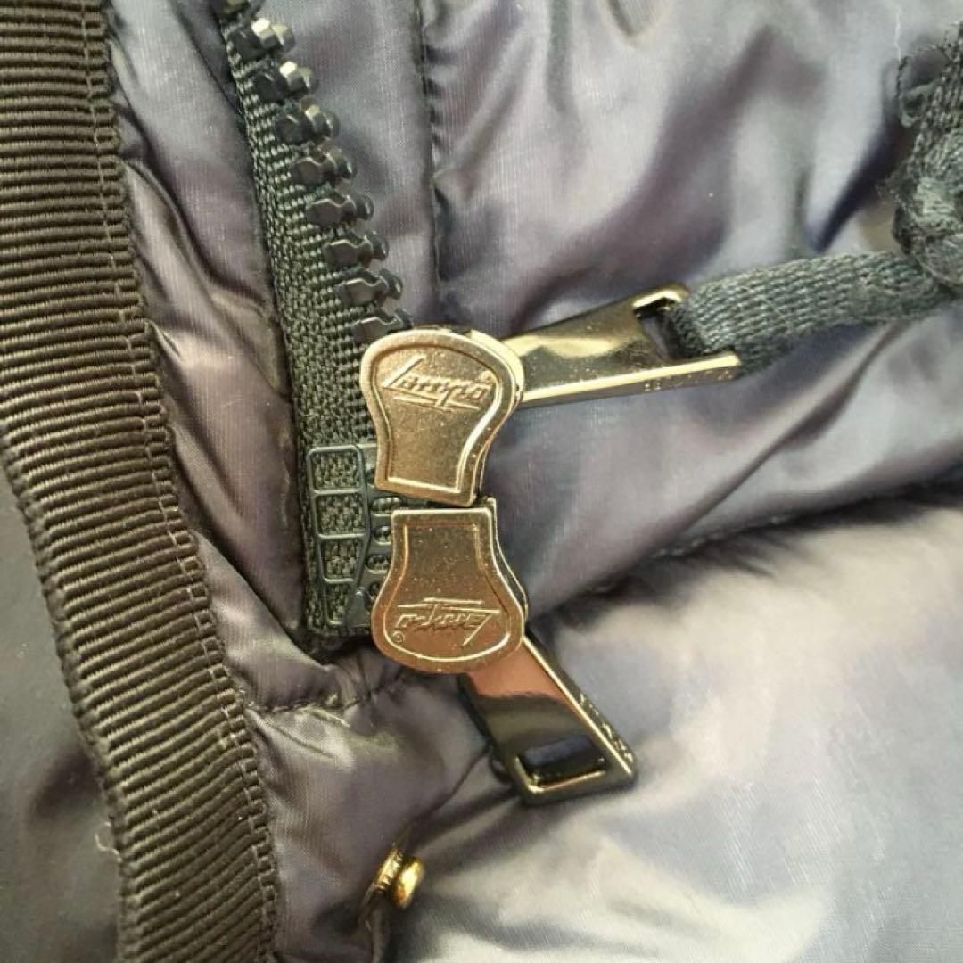 【新品本物】サイズ0 モンクレール エルミファーネイビー ラクーンファー