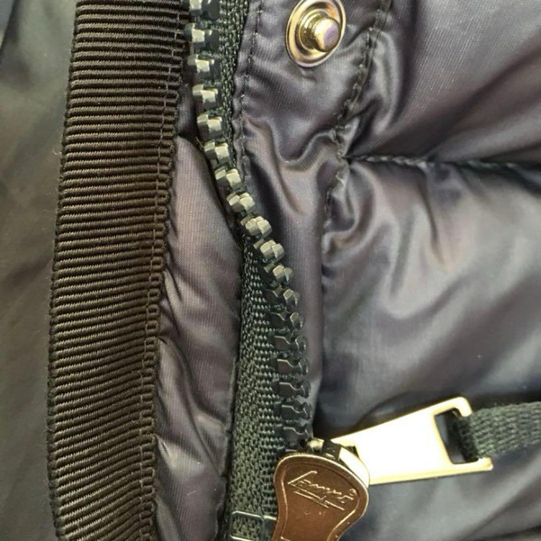 【新品本物】サイズ0 モンクレール エルミファーネイビー ラクーンファー