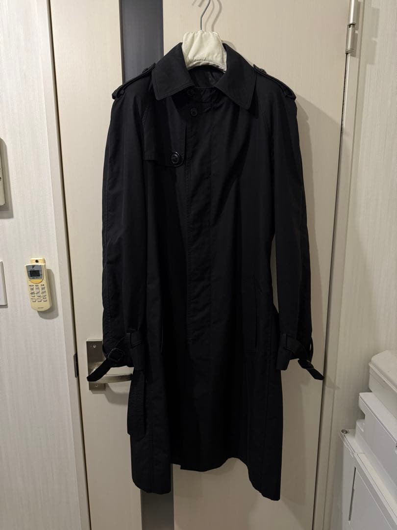 本人期　Margiela 05AW ステンカラーコート 48 ブラック