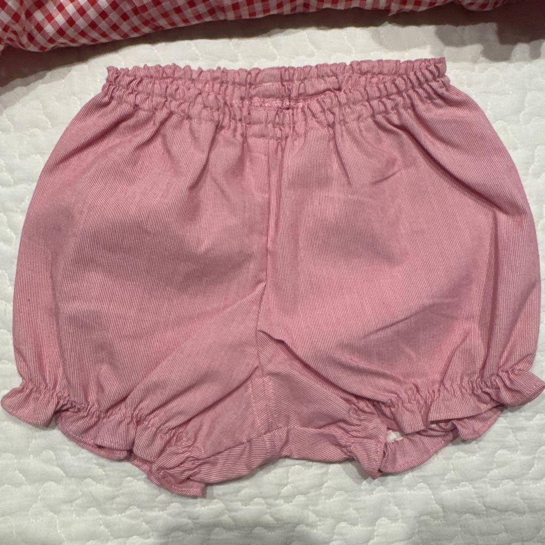 メゾピアノ　80 新品　立体うさぎ　ワンピース　ブルマ　パンツ　Tシャツ　セット