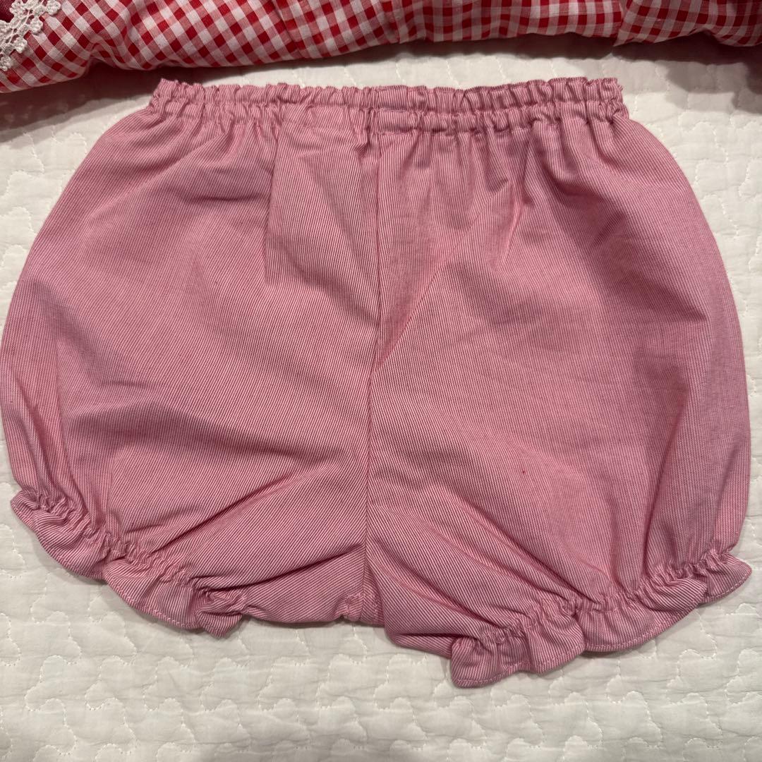 メゾピアノ　80 新品　立体うさぎ　ワンピース　ブルマ　パンツ　Tシャツ　セット