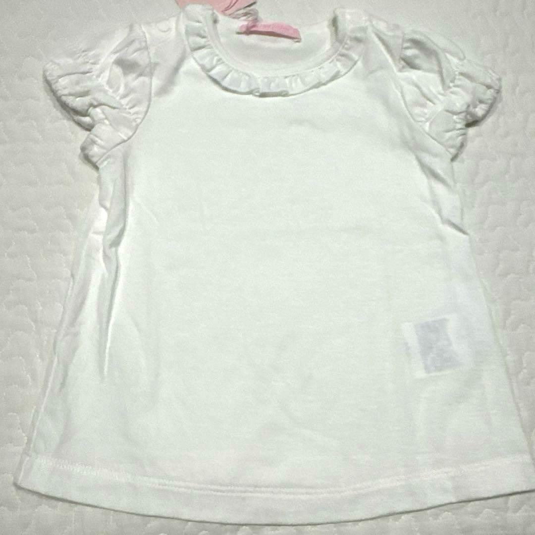 メゾピアノ　80 新品　立体うさぎ　ワンピース　ブルマ　パンツ　Tシャツ　セット