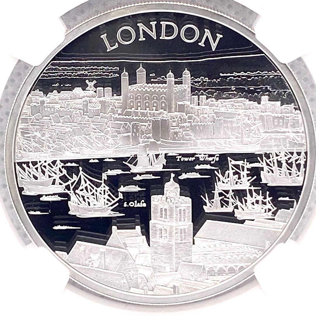 希少！都市景観！2022 イギリス 銀貨 NGC PF70UC FDOI