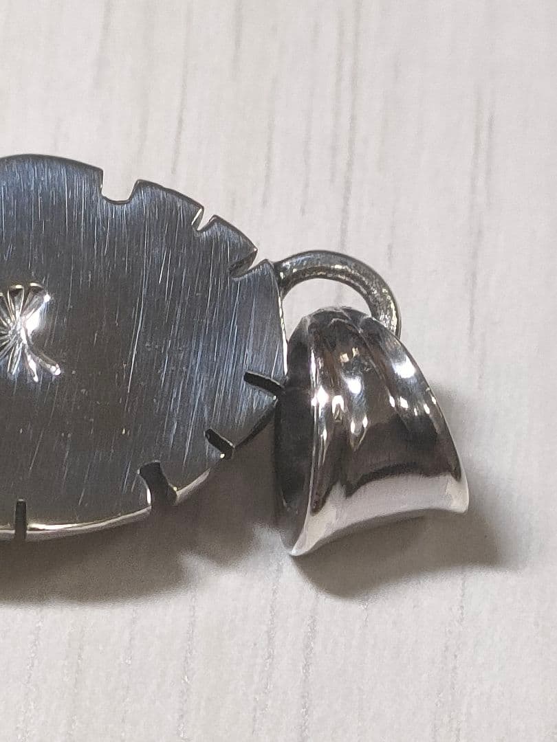 アリゾナモレンシ鉱山ターコイズシルバー925製ナバホスタイルペンダント