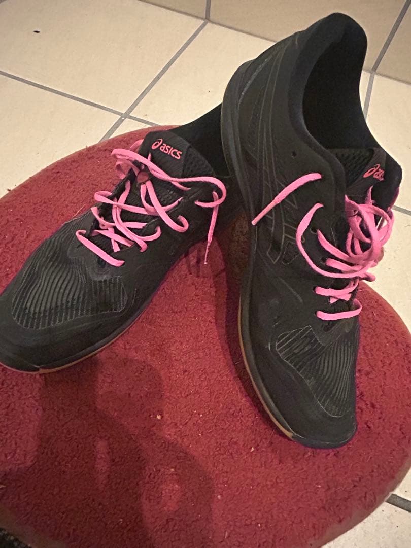 27.5cm asics ローテJapan 黒/ピンク