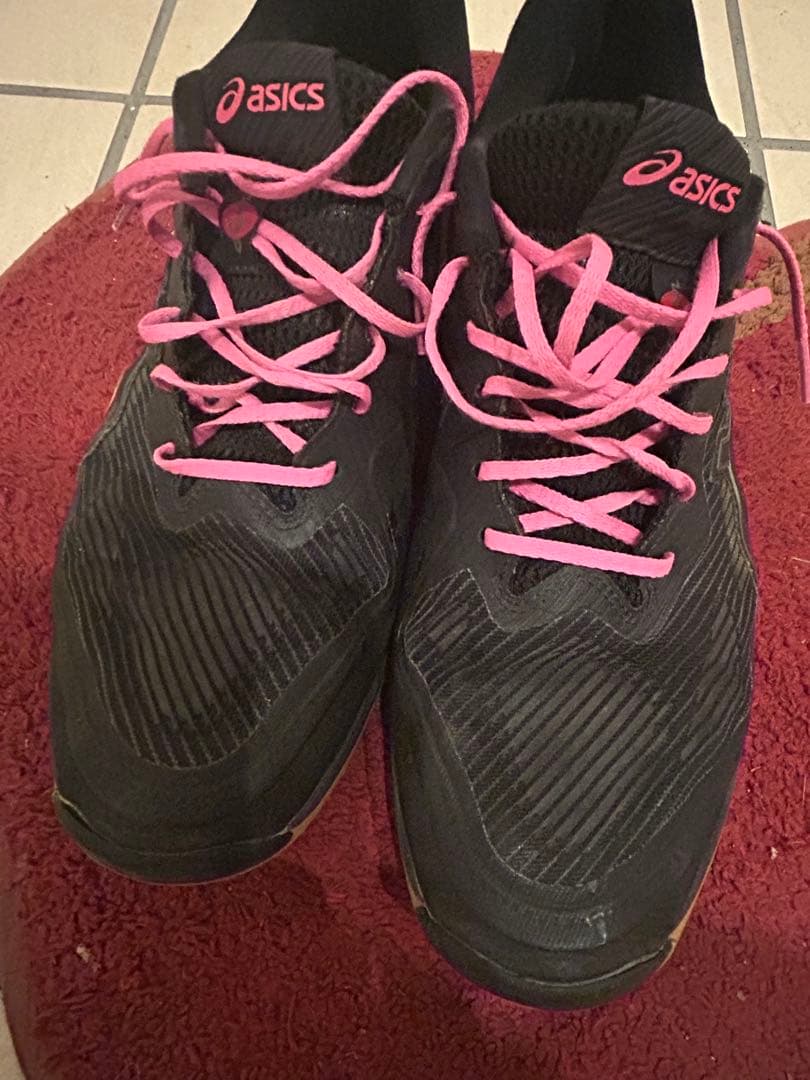 27.5cm asics ローテJapan 黒/ピンク