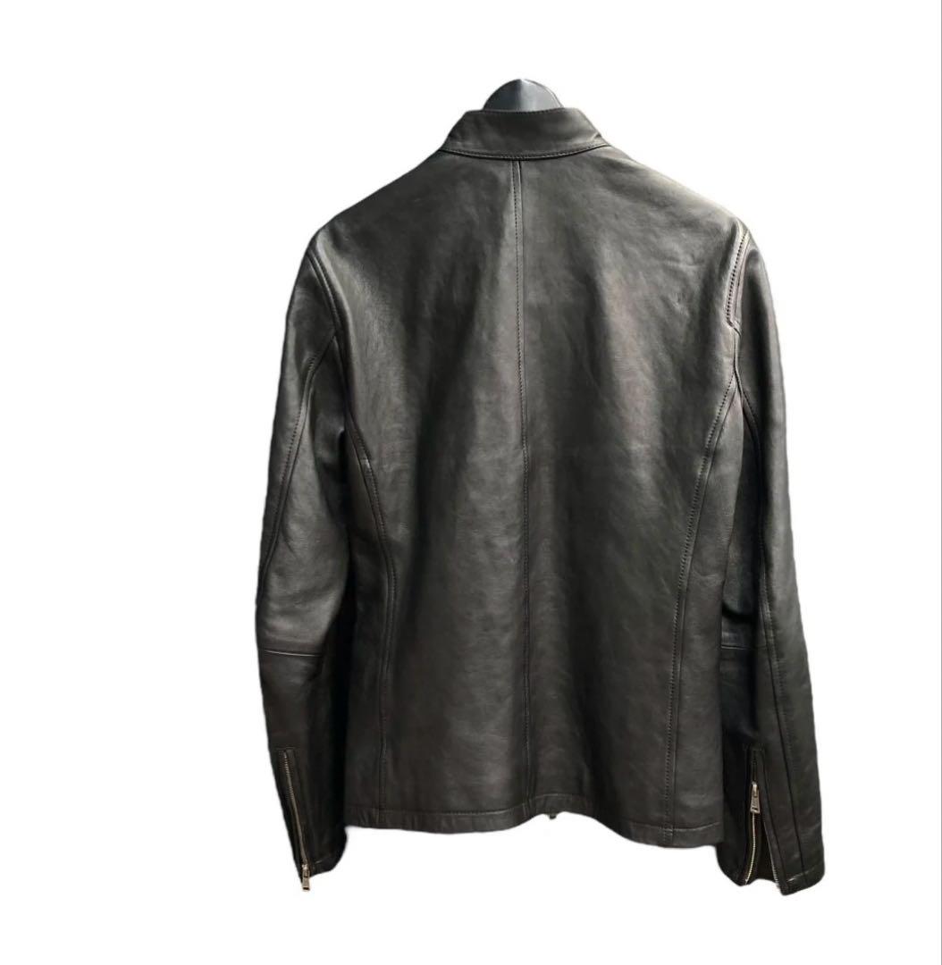 美品　SHIPS JETBLUE シングルライダースジャケット Lサイズ