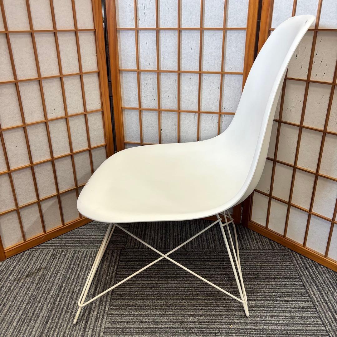 vitra eames チェアー ホワイト ロータイプ イームズ シェルチェア