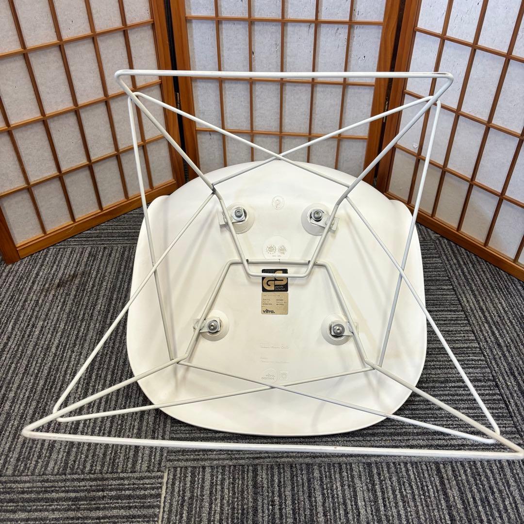 vitra eames チェアー ホワイト ロータイプ イームズ シェルチェア