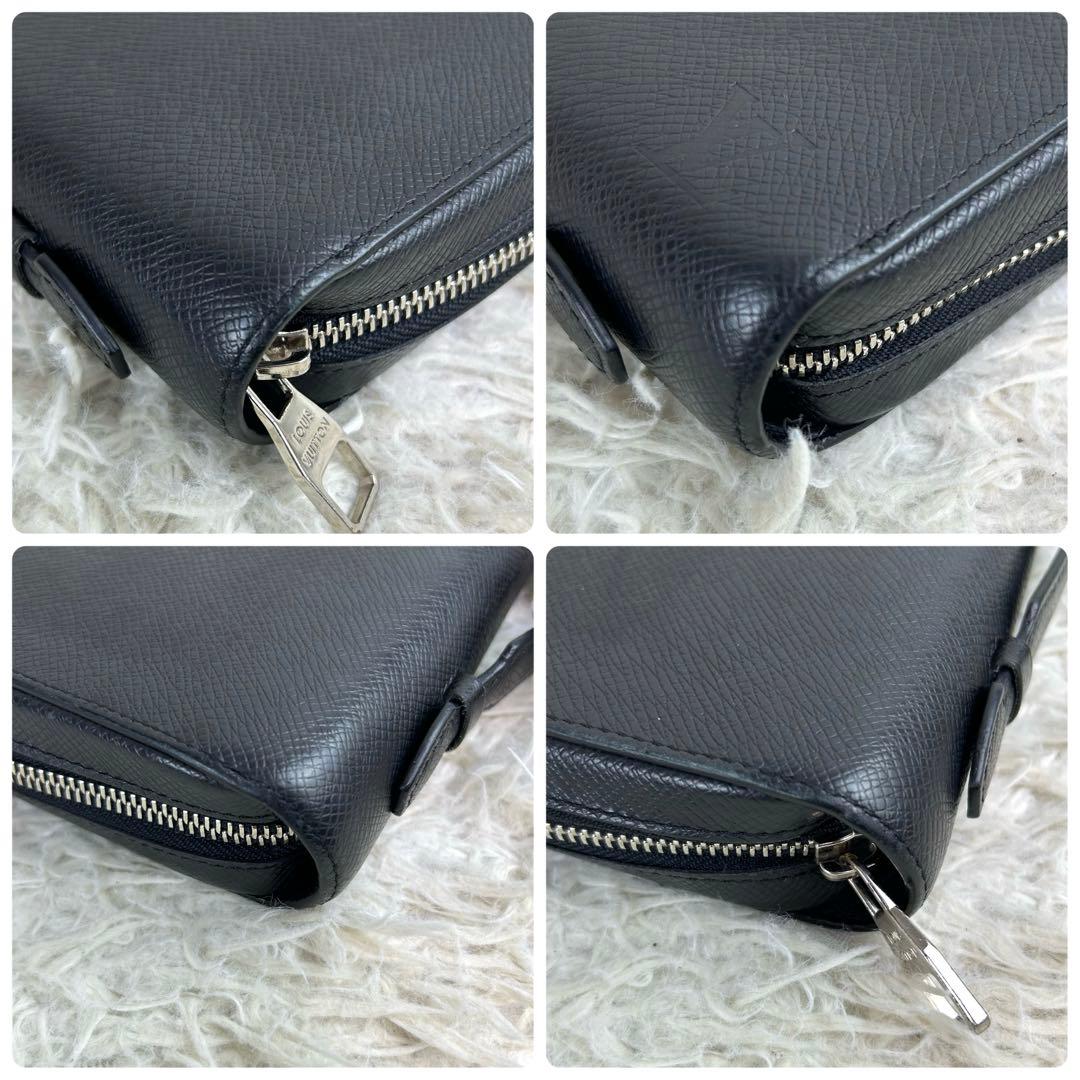 ✨極美品 ルイヴィトン ジッピーXL タイガ ブラック セカンドバッグ シルバー