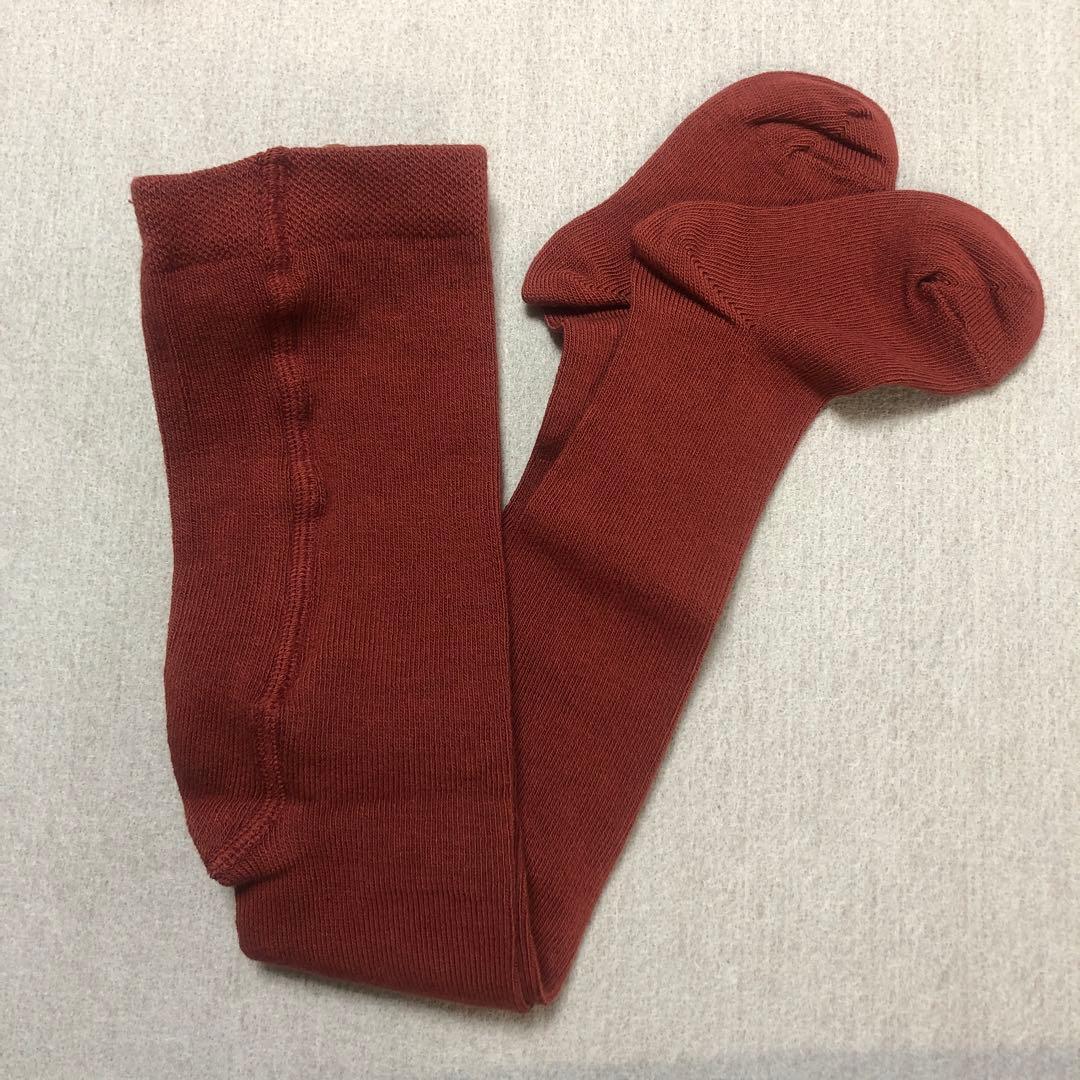 未使用のエルメスのベビータイツ　無地　4枚セット