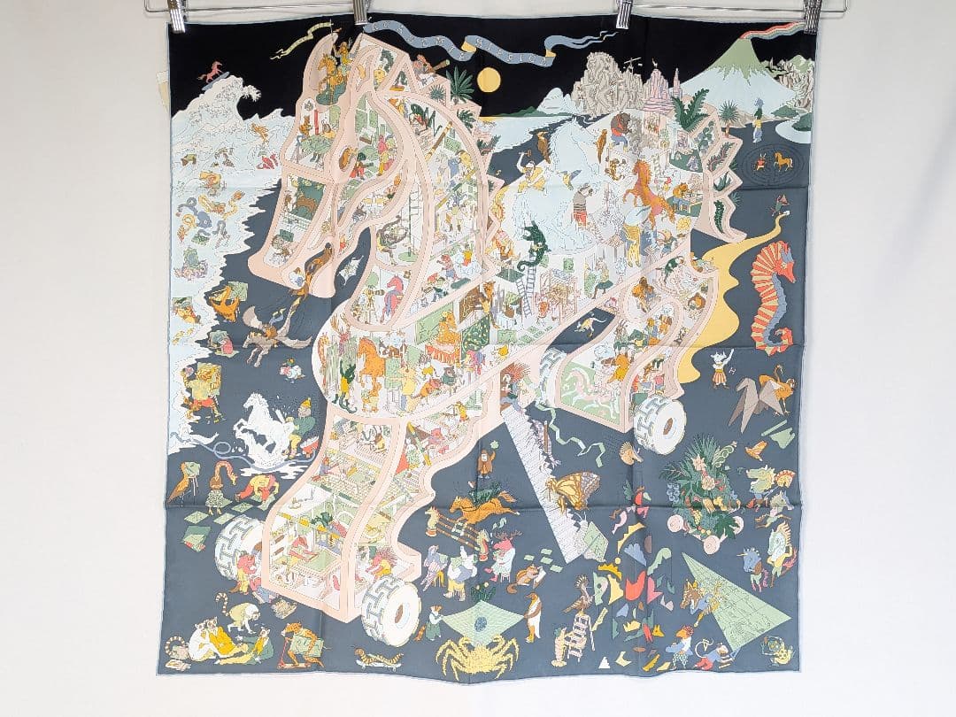 M374 HERMES　カレ90 アカデミア・イピカ　未使用品　正規品　箱あり