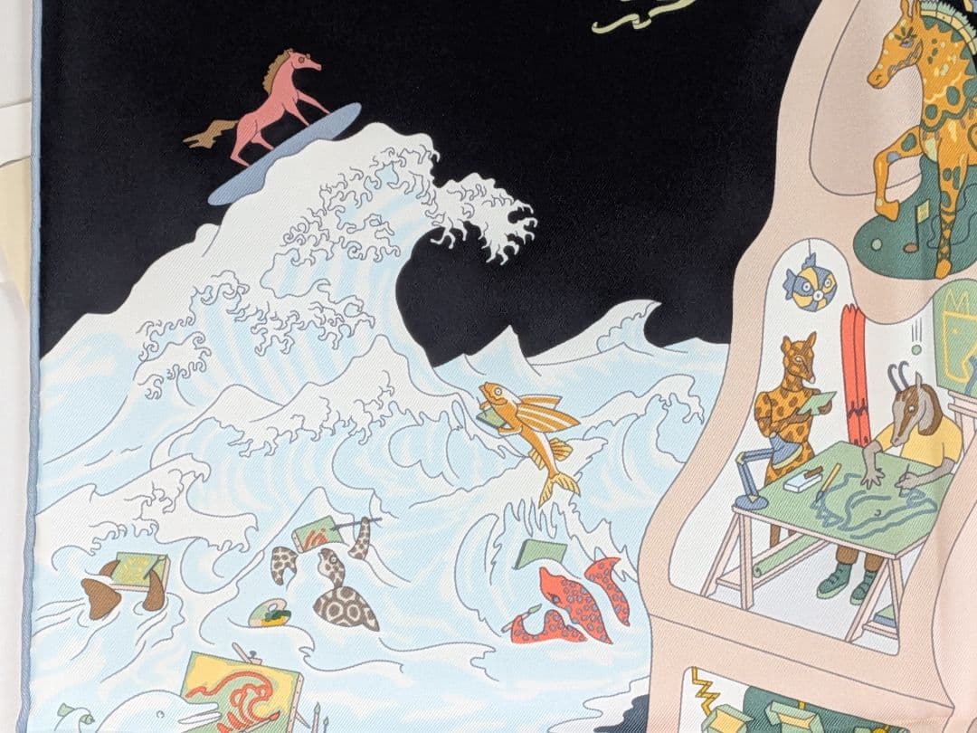 M374 HERMES　カレ90 アカデミア・イピカ　未使用品　正規品　箱あり