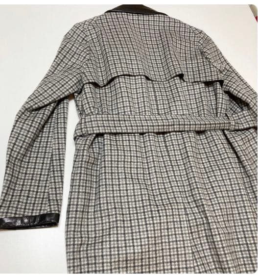 Drawer ドゥロワー ウール生地トレンチコートサイズ36