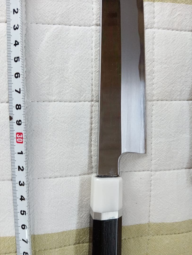 切付尺正夫、黒檀、ヒラ鏡面