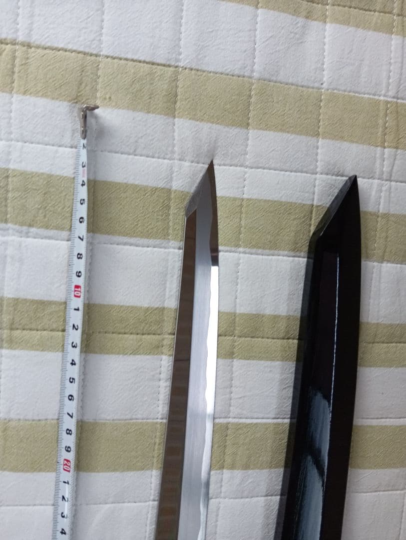 切付尺正夫、黒檀、ヒラ鏡面