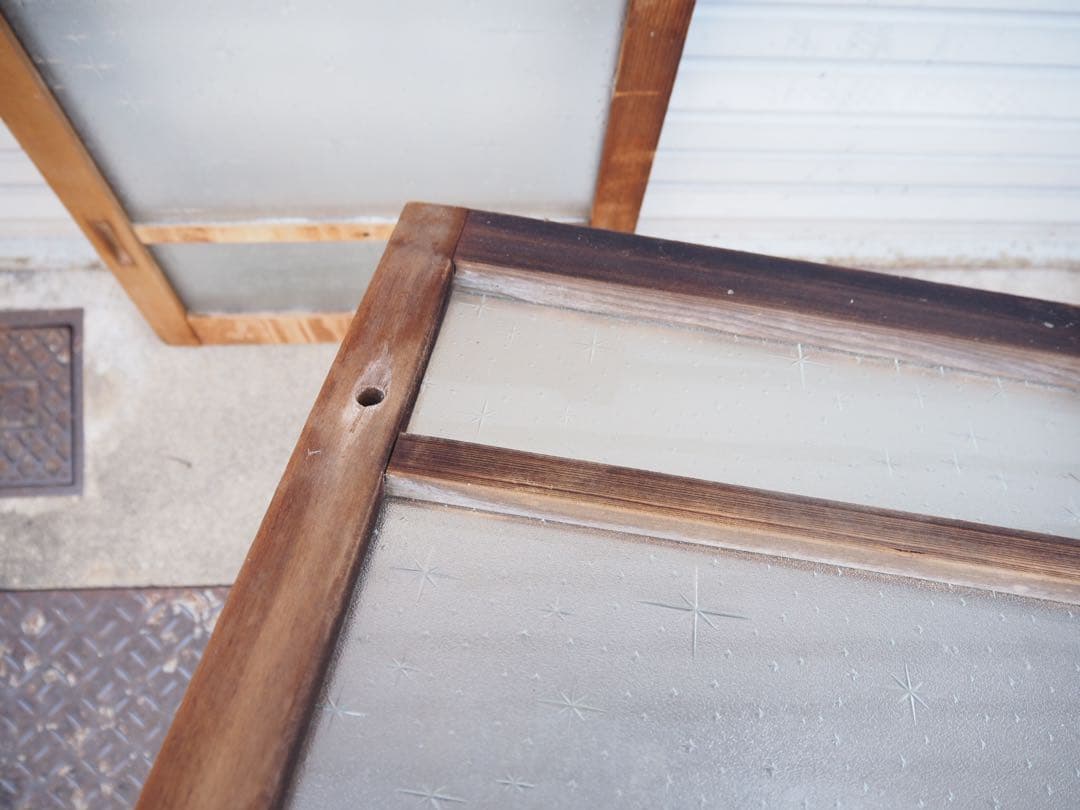 古民家　建具2枚　アンティーク　昭和レトロ