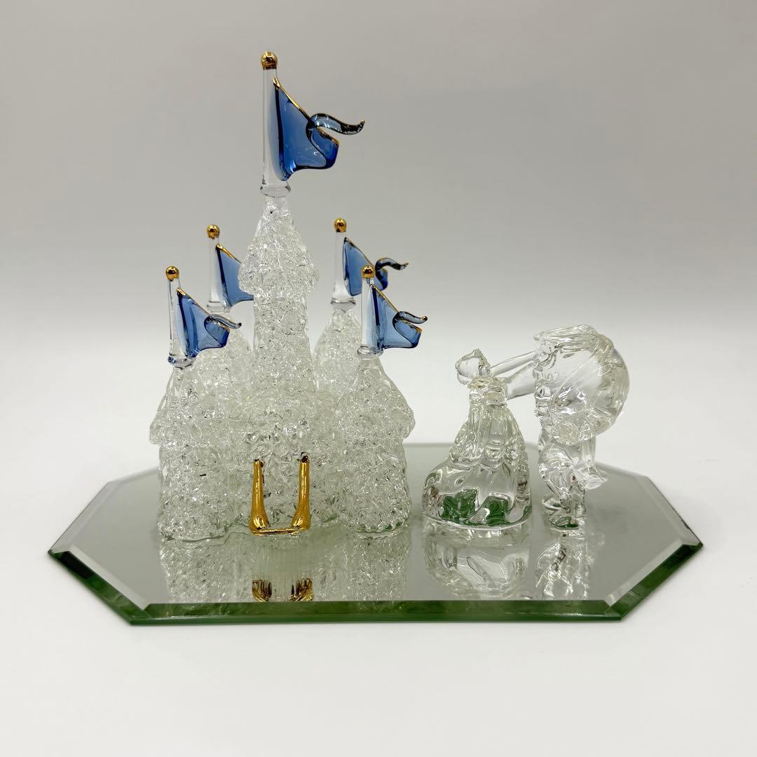 希少 廃盤☆TDL限定 美女と野獣 ガラスの城 フィギュア 東京ディズニーランド