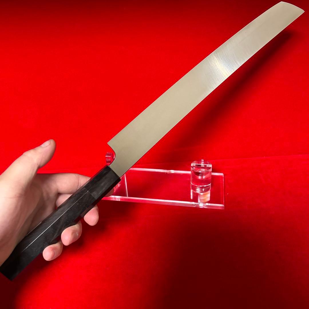 包丁　先丸　尺　鏡面仕上げ　切味抜群　箱付　未使用品