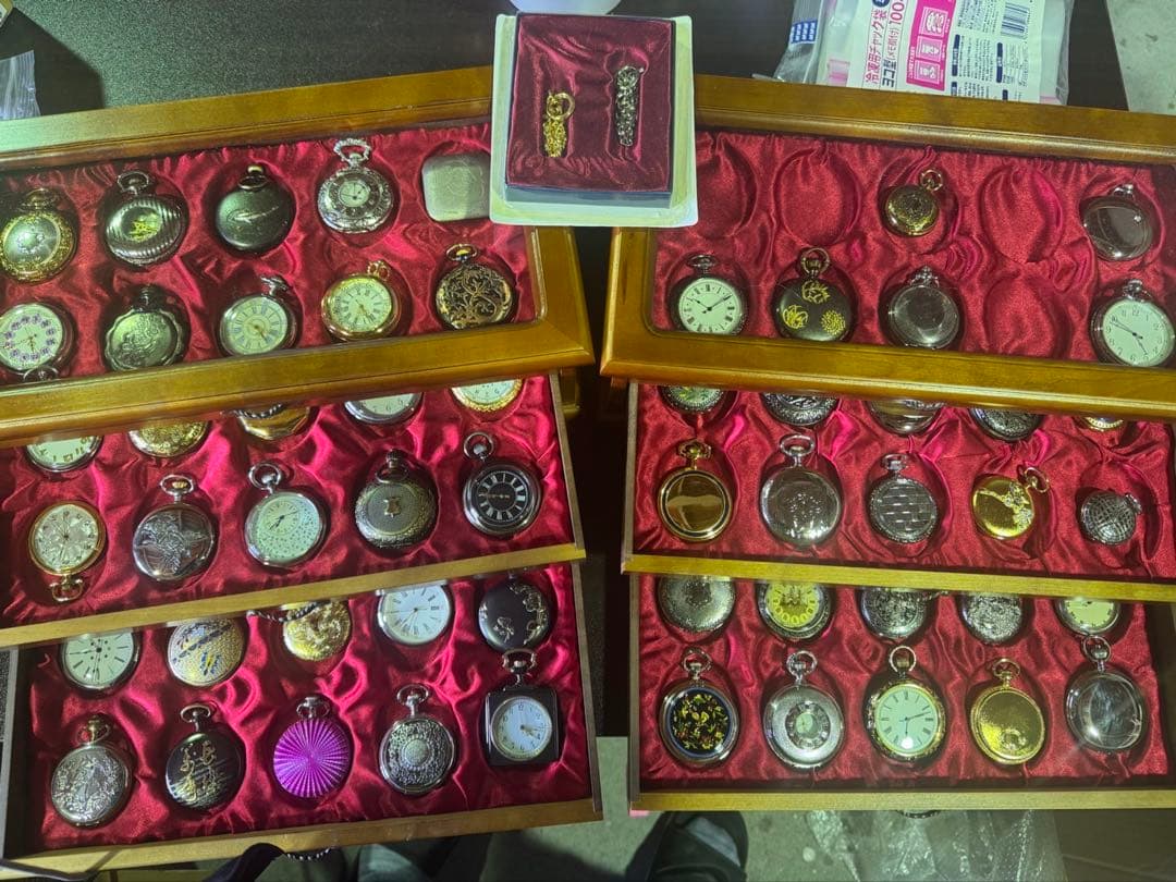 s1198 アシェット 甦る 古の時計 56点 郷愁の懐中時計コレクション