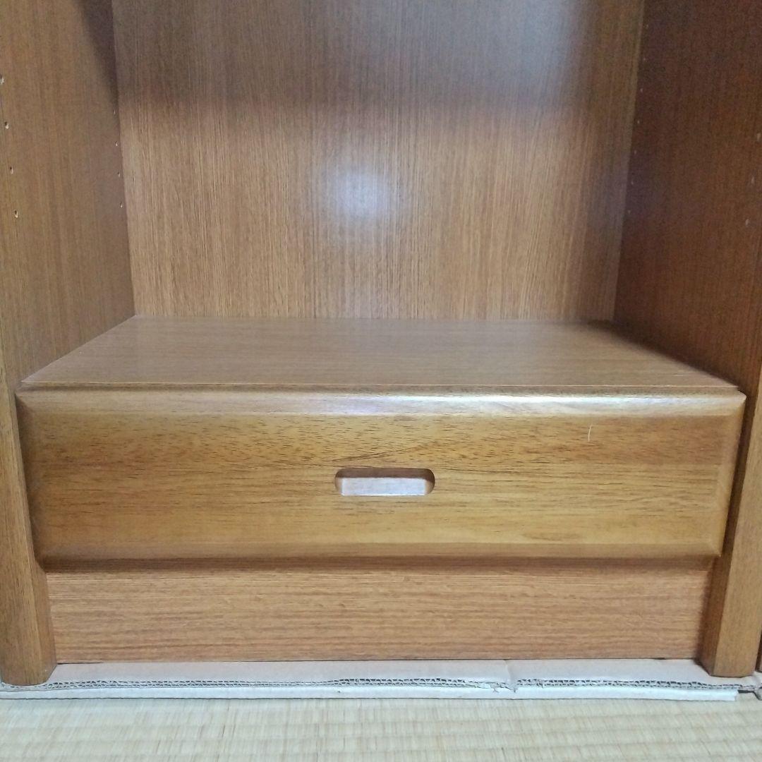 大きい本棚③　木製　ダークブラウン　幅60cm　高224cm　１個　　匿名配送