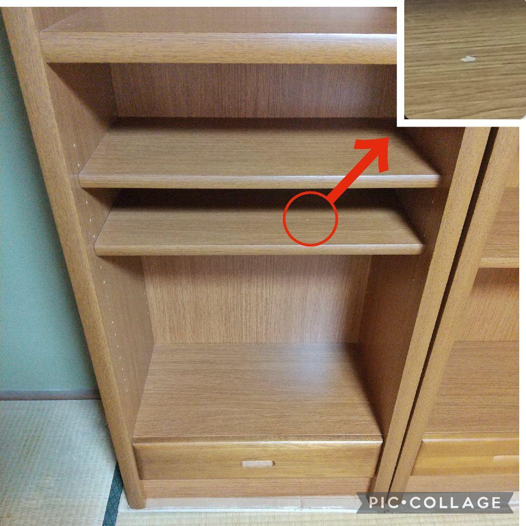 大きい本棚③　木製　ダークブラウン　幅60cm　高224cm　１個　　匿名配送