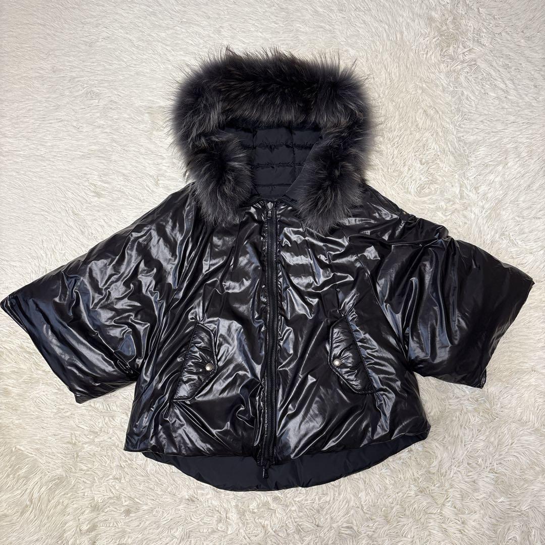 TATRAS タトラス マーレ ポンチョ リバーシブル ダウンジャケット 黒