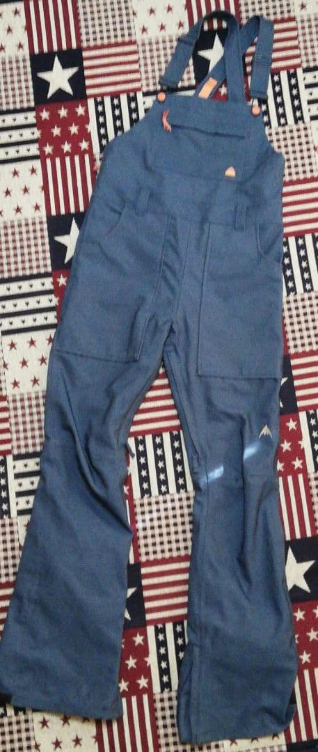 burton バートン　デニム調　ビブパンツ　つなぎ　レディース　S