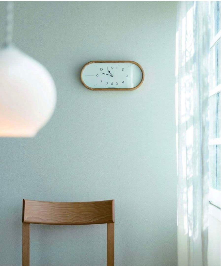 【専用】Curva クルヴァ ウォールクロック　ナチュラル