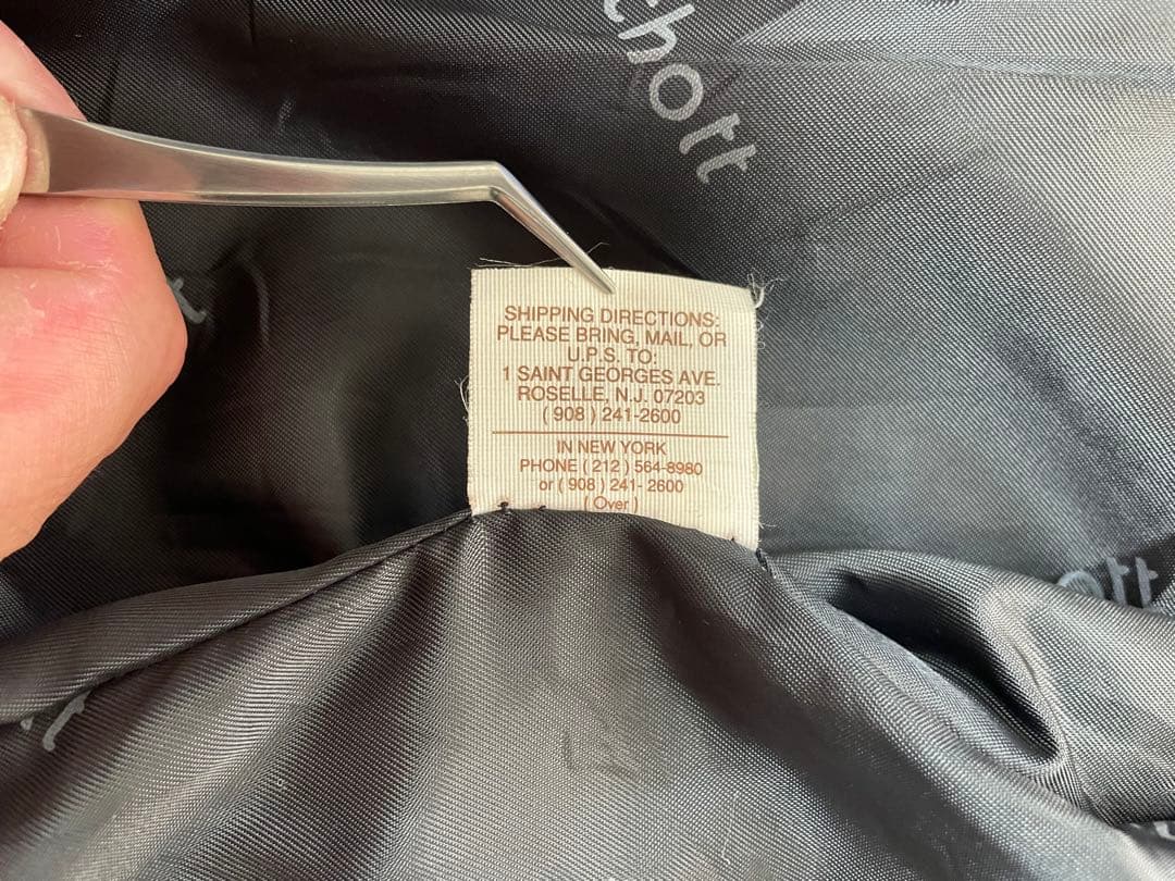 【週末セール】美品 Schott .N.Y.C ショット シングル ライダース