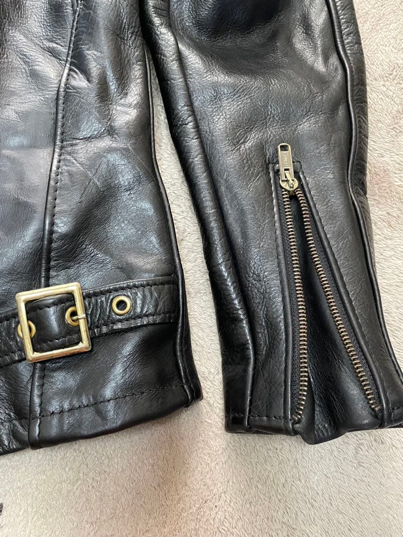 【週末セール】美品 Schott .N.Y.C ショット シングル ライダース