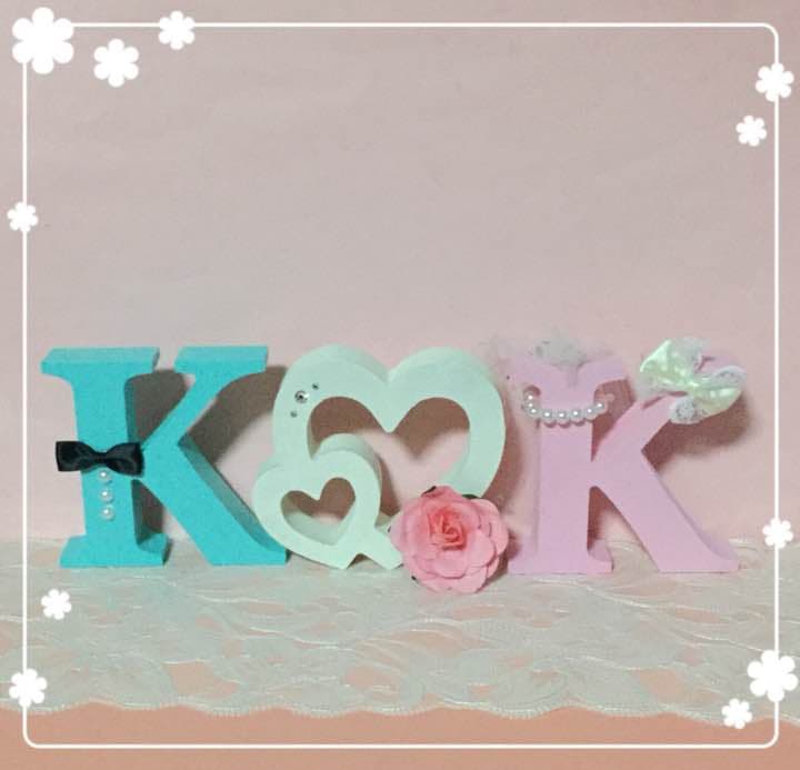 み♡様確認用♡ウエディングバージョン・イニシャルオブジェ