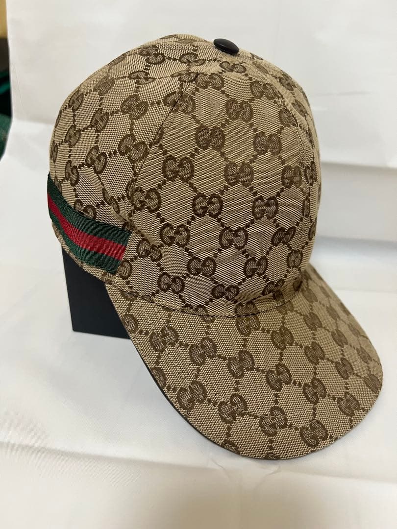 GUCCI GGキャンバスベースボールキャップ 200035 KQWBG