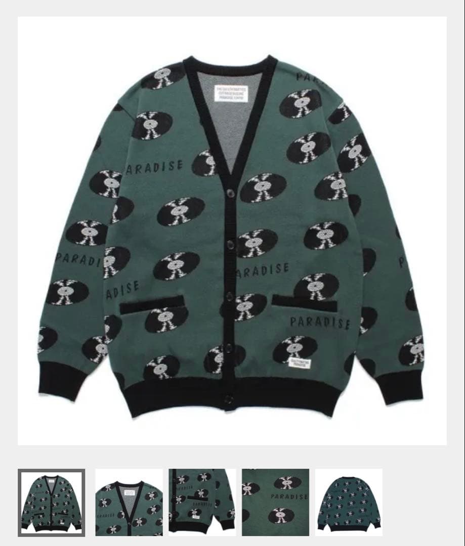 WACKO MARIAカーディガン